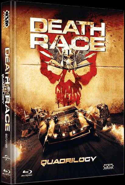 DEATH RACE 1-4 (Blu-Ray) (4Discs) - Cover B - Mediabook - Limited 250 Edition - Uncut
