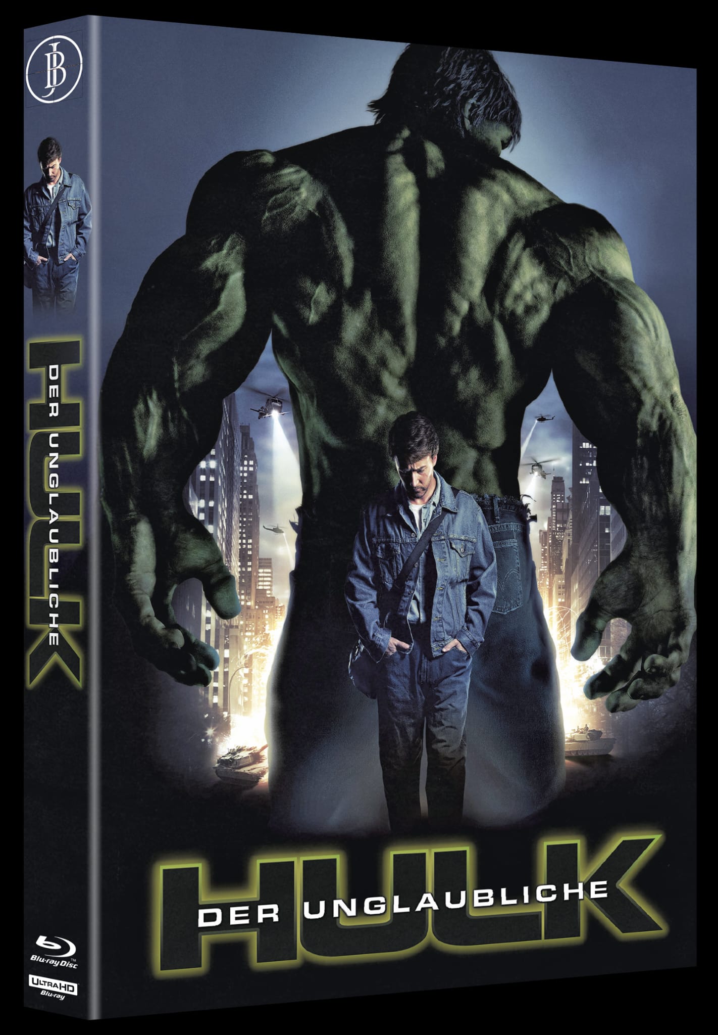 DER UNGLAUBLICHE HULK Mediabook 4K UHD Blu Ray Cover A