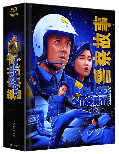 Jackie Chan - Police Story 1-3 - Limited Uncut 500 Edition (4K UHD+Blu-ray Disc) - Big Book