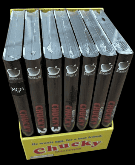 Chucky 1-7 - Bluray - 7x grosse Hartbox + Schuber - Birnenblatt - NEU/OVP - Lim. 366 (Blu-ray)