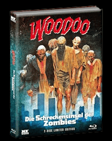 Woodoo - Die Schreckensinsel der Zombies (Limited Wattiertes Mediabook, Blu-ray+DVD, Cover B) (1979) [FSK 18] [Blu-ray]