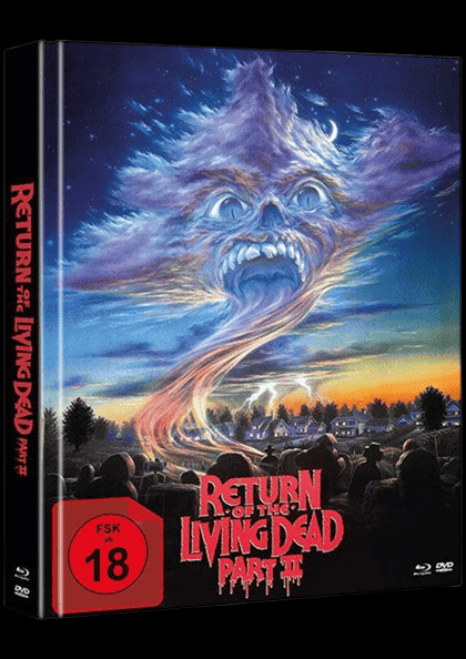 Return of the Living Dead 2 (Limited Mediabook, 2 Discs, Cover A) (1988) [FSK 18] [Blu-ray]