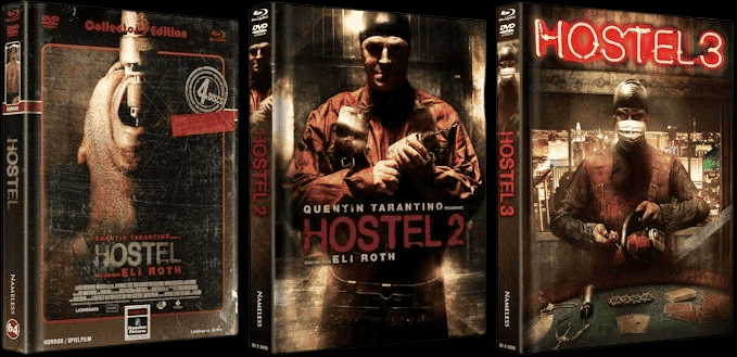 Hostel 1+2+3 jeweils im einzeln Mediabook