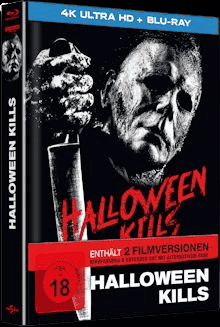 Halloween Kills (Extended Cut, Limited Mediabook, 4K Ultra HD+Blu-ray, Cover B) (2021) [FSK 18] [4K Ultra HD]