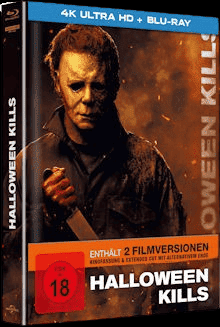 Halloween Kills (Extended Cut, Limited Mediabook, 4K Ultra HD+Blu-ray, Cover C) (2021) [FSK 18] [4K Ultra HD]