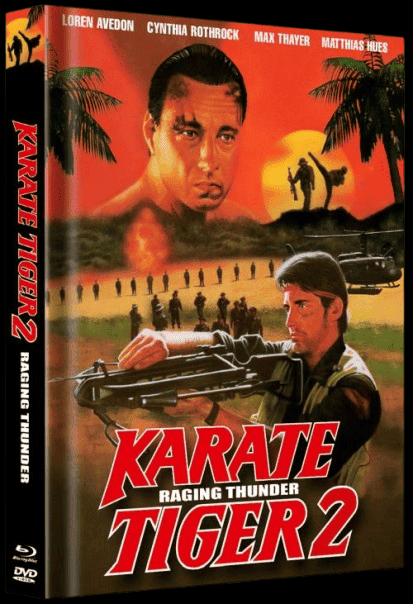 Karate Tiger 2 (Uncut, Limited Mediabook, Blu-ray+DVD, Cover A) (1988) [FSK 18] [Blu-ray]