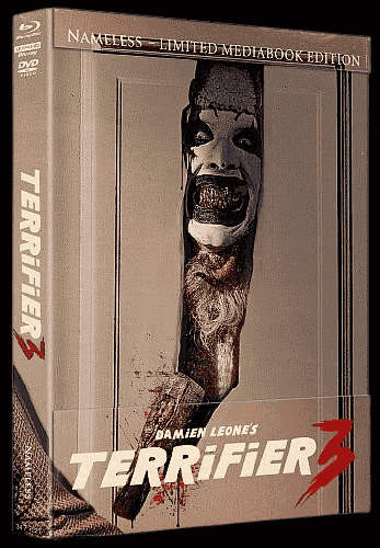 Terrifier 3 (Uncut, Limited Mediabook, 4K Ultra HD+Blu-ray+DVD, Cover I) (2024) [FSK 18] [4K Ultra HD]