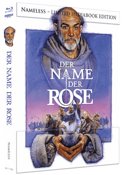 Der Name der Rose (Limited Mediabook, 4K Ultra HD+Blu-ray, Cover B) (1986) [4K Ultra HD]