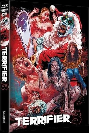 Terrifier 3 (Uncut, Limited Mediabook, 4K Ultra HD+Blu-ray+DVD, Cover J) (2024) [FSK 18] [4K Ultra HD]