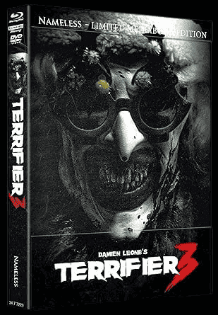 Terrifier 3 (Uncut, Limited Mediabook, 4K Ultra HD+Blu-ray+DVD, Cover H) (2024) [FSK 18] [4K Ultra HD]