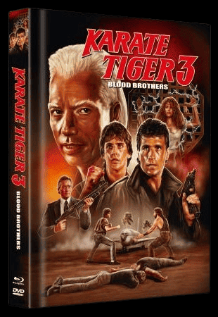 Karate Tiger 3 - Blood Brothers (Limited Mediabook, Blu-ray+DVD, Cover B) (1990) [FSK 18] [Blu-ray]