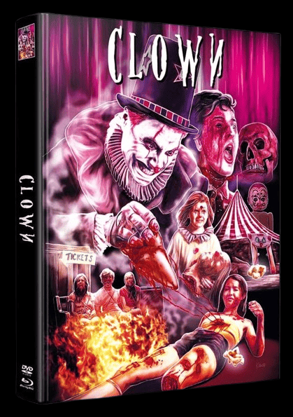 Clown - Willkommen im Kabinett des Schreckens - Mediabook Wattiert - Limited Edition auf 500 Stück