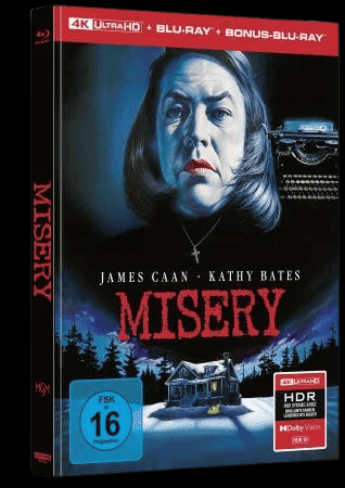 Misery (Limited Mediabook, 4K Ultra HD+Blu-ray) (1990) [4K Ultra HD]