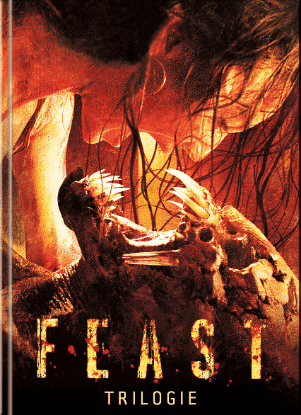 Feast Trilogie (3 Disc Limited Mediabook, Cover B) [FSK 18] [Blu-ray]