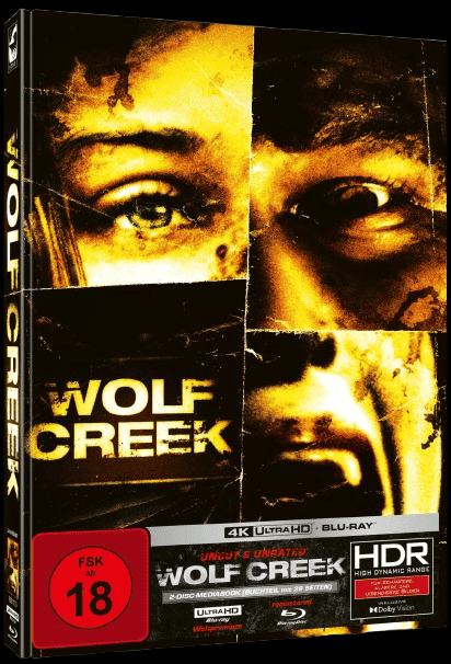Wolf Creek (Limited Mediabook, 4K Ultra HD+Blu-ray, Cover B) (2005) [FSK 18] [4K Ultra HD]