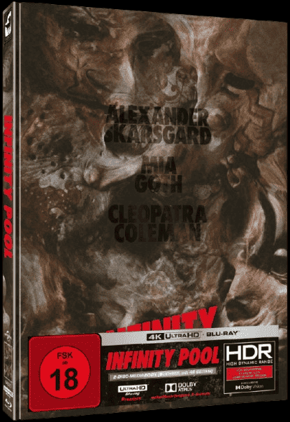 Infinity Pool (Limited Mediabook, 4K Ultra HD+Blu-ray, Cover A) (2023) [4K Ultra HD]