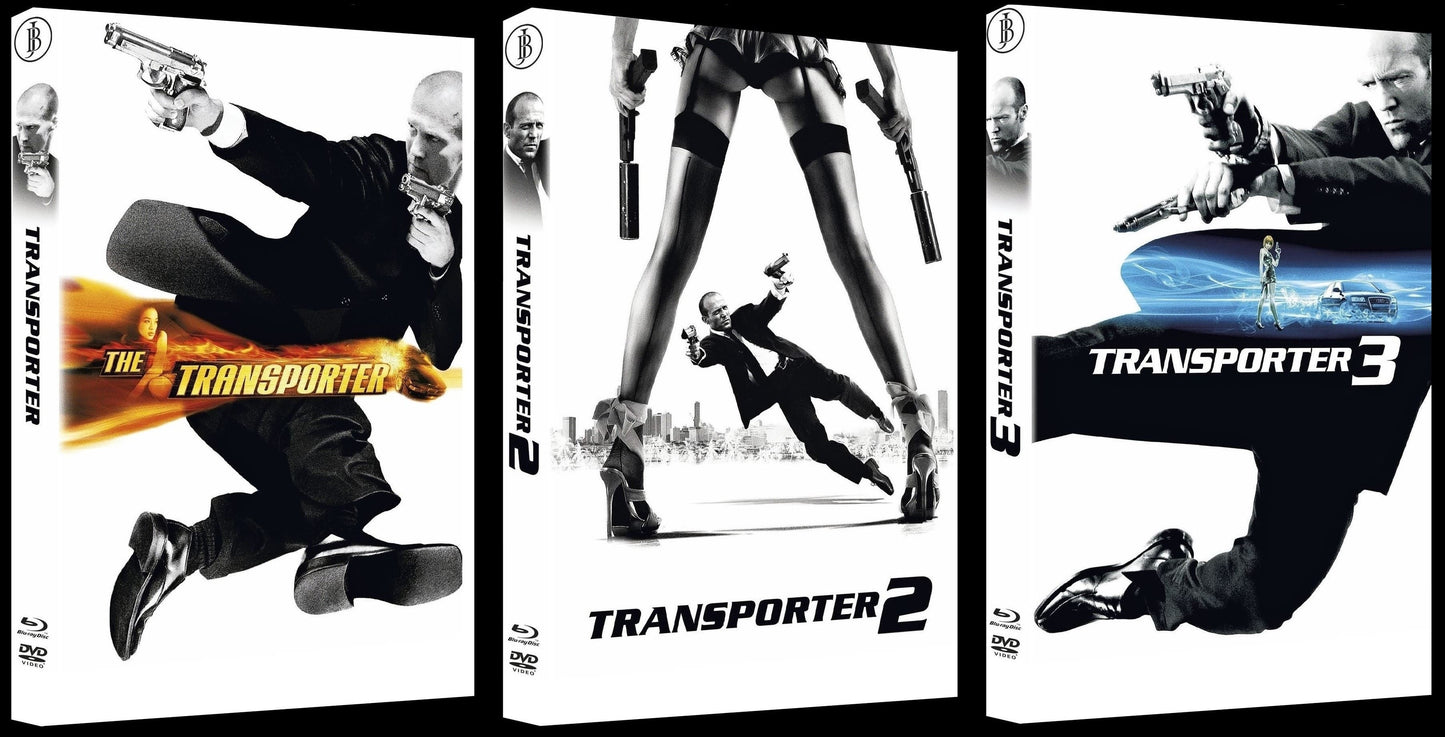 Transporter 1 + 2 + 3 im Einzel Mediabook in der Covervariante A (Blu-ray+DVD)