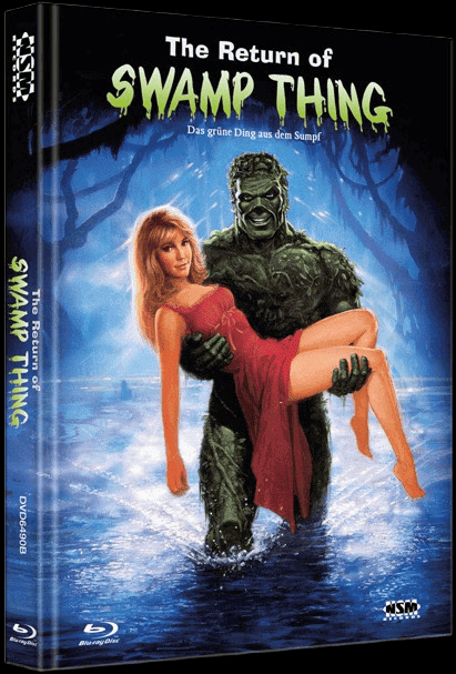 Das grüne Ding aus dem Sumpf (Limited Mediabook, Blu-ray+DVD, Cover B) (1989) [Blu-ray]