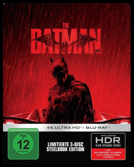 The Batman - Limited Steelbook [4K UHD + Blu-ray]