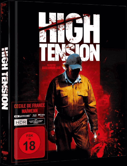 High Tension (Uncut Limited Mediabook, 4K Ultra HD+2 Blu-ray's, Cover A) (2003) [FSK 18] [4K Ultra HD]