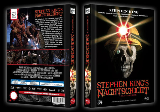 Nachtschicht (Limited Mediabook, Blu-ray+DVD, Cover A) (1990) [FSK 18] [Blu-ray] mit Folienriss auf der Rückseite