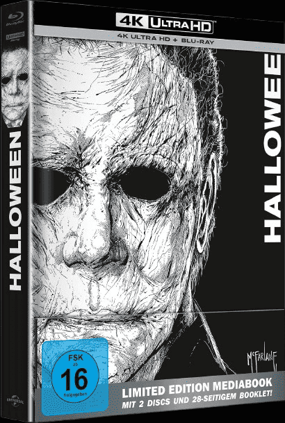 Halloween (Limited Mediabook, 4K Ultra HD+Blu-ray) (2018) [4K Ultra HD]