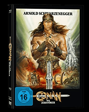Conan, der Zerstörer (Limited Mediabook, Blu-ray+DVD) (1984) [Blu-ray]