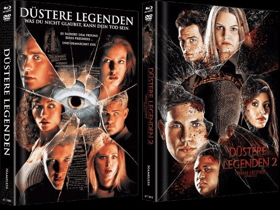 Düstere Legenden 1+2 (Limited Mediabook, Blu-ray+DVD, Cover A(1998) + Cover C (2000)[Blu-ray]