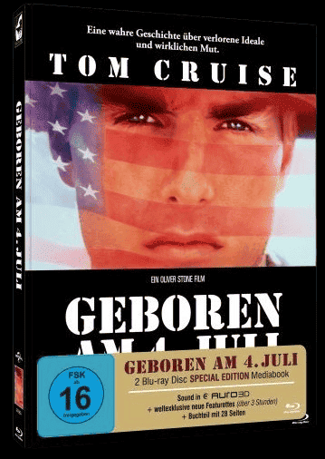Geboren am 4. Juli (Limited Mediabook, 2 Discs) (1989) [Blu-ray]