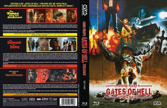 LUCIO FULCIS GATES OF HELL TRILOGIE (Blu-Ray) - Cover A - Mediabook