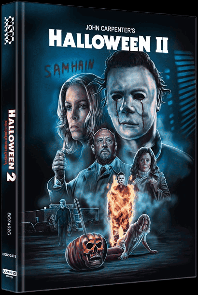 Halloween 2 (Uncut, Limited Mediabook, 4K Ultra HD+Blu-ray, Cover G) (1981) [FSK 18] [4K Ultra HD]