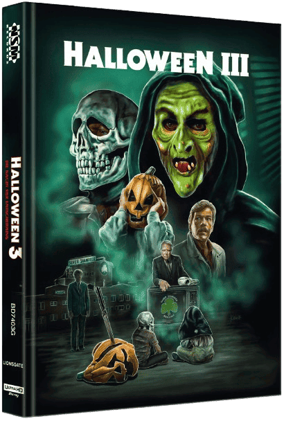 Halloween 3 - Season of the Witch (Limited Mediabook, 4K Ultra HD+Blu-ray, Cover G) (1982) [4K Ultra HD]
