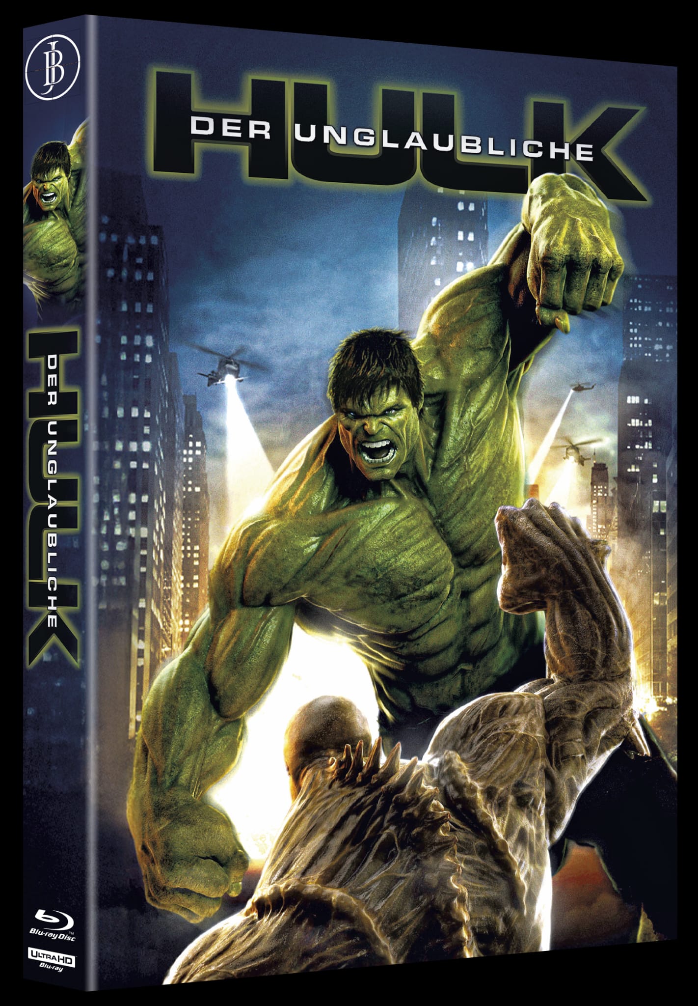 DER UNGLAUBLICHE HULK Mediabook 4K UHD Blu Ray Cover B