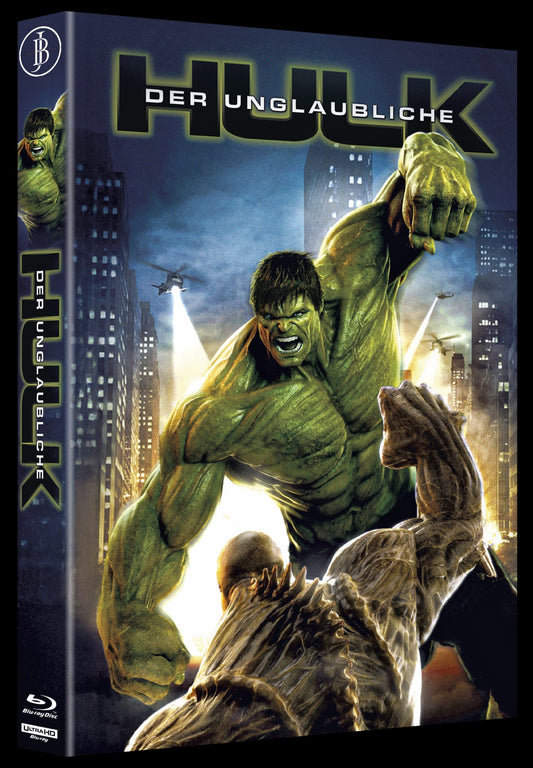 DER UNGLAUBLICHE HULK Mediabook 4K UHD Blu Ray Cover B