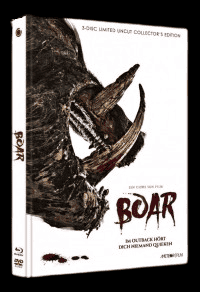 Boar (3 Disc Limited Mediabook, Blu-ray+DVD, Cover A) (2016) [FSK 18] [Blu-ray]