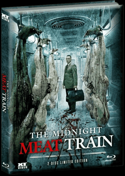 Midnight Meat Train (Unrated Director's Cut,Wattiertes Mediabook, DVD+Blu-ray, Cover B) (2008) [FSK 18] [Blu-ray]