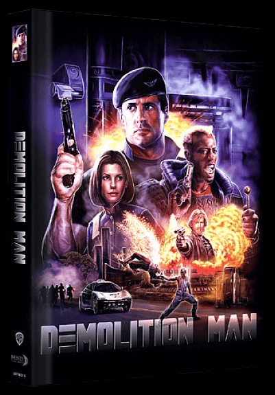 Demolition Man (Limited Mediabook, Blu-ray+DVD, Cover A) (1993) [Blu-ray]