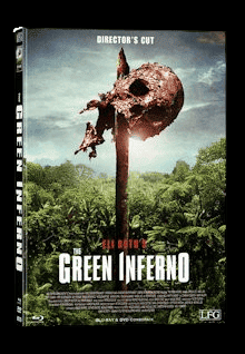 The Green Inferno (Director's Cut) (Limited Mediabook, Blu-ray+DVD, Cover E) (2013) [FSK 18] [Blu-ray]
