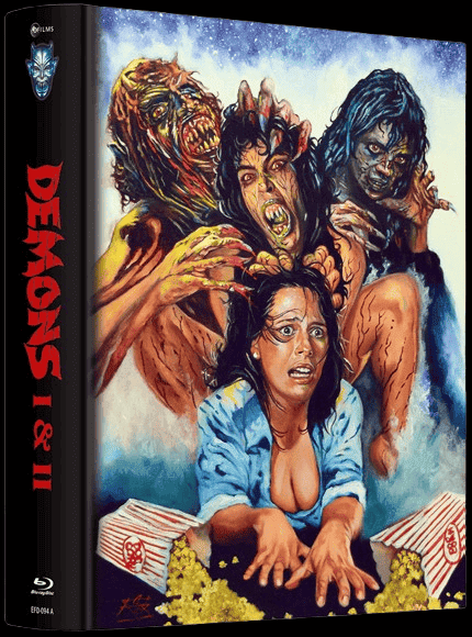 Demons 1+2 (Limited Prestige Mediabook, 2 Discs, Cover A) [FSK 18] [Blu-ray]