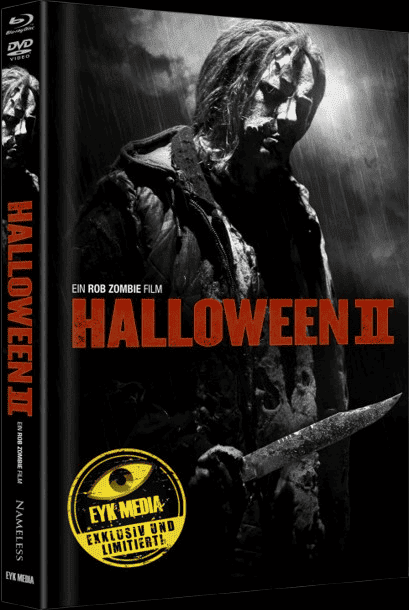 Halloween II (Limited Mediabook, Blu-ray+ Bonus DVD, Cover E) (2009) [FSK 18] [Blu-ray]