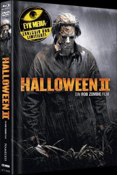 Halloween II (Limited Mediabook, Blu-ray+ Bonus DVD, Cover D) (2009) [FSK 18] [Blu-ray]