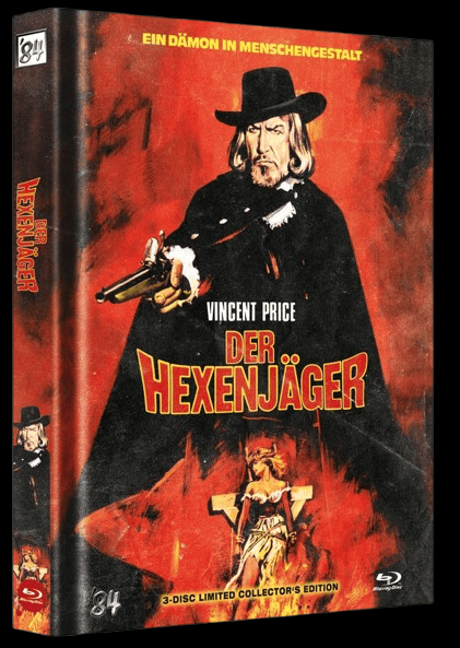 Der Hexenjäger (3 Disc Limited Mediabook, Blu-ray + 2 DVDs, Cover A) (1968) [FSK 18] [Blu-ray)