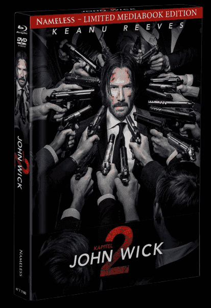 John Wick: Kapitel 2 (Limited Mediabook, Blu-ray+DVD, Cover A) (2017) [FSK 18] [Blu-ray]