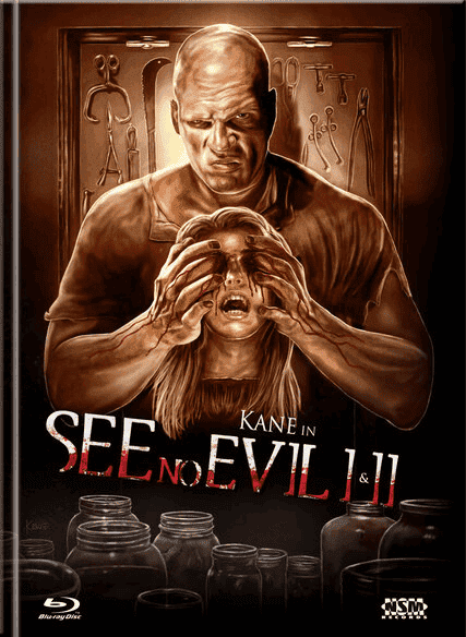 See No Evil 1&2 (Limited Mediabook, Double Feature, 2 Blu-ray's, Cover A) [FSK 18] [Blu-ray]