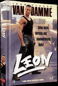 Leon (Uncut, 3 Disc Limited Mediabook, Blu-ray+DVD, Cover B) (1990) [FSK 18] [Blu-ray]