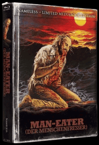 Man-Eater (Limited Wattiertes Mediabook, Blu-ray+DVD, Cover D) (1980) [FSK 18] [Blu-ray]