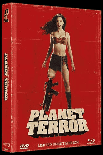 Planet Terror (Limited Uncut Mediabook, Blu-ray+DVD, Cover B) (2007) [FSK 18] [Blu-ray]