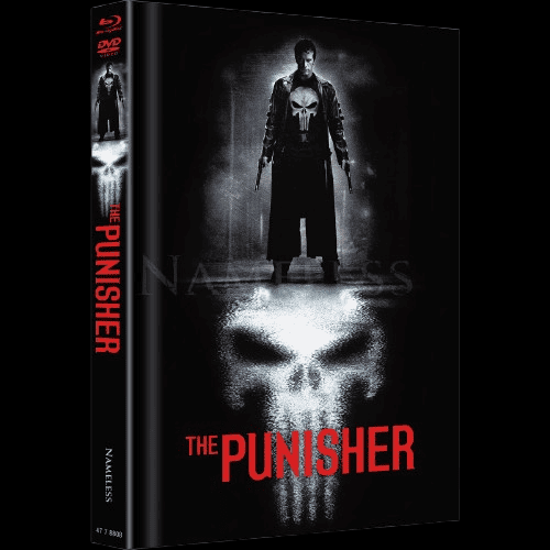 The Punisher (Extended Cut, Limited Mediabook, Blu-ray+DVD, Cover Man) (2004) [FSK 18] [Blu-ray]