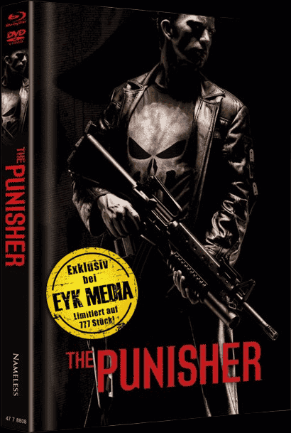 The Punisher (Extended Cut, Limited Mediabook, Blu-ray+DVD, Cover F) (2004) [FSK 18] [Blu-ray]