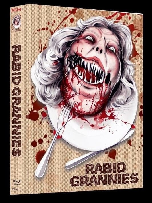 Rabid Grannies (Limited Mediabook, Blu-ray+DVD, Cover C) (1988) [FSK 18] [Blu-ray]